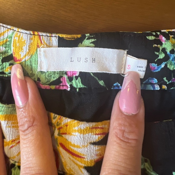 ☎️ Lush floral print flowy slit skirt midi knee length flowers floral festival - Picture 4 of 7